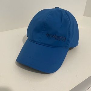 Columbia Hat Cap Mens Medium Blue Lightweight Outdoors Fishing PFG Men